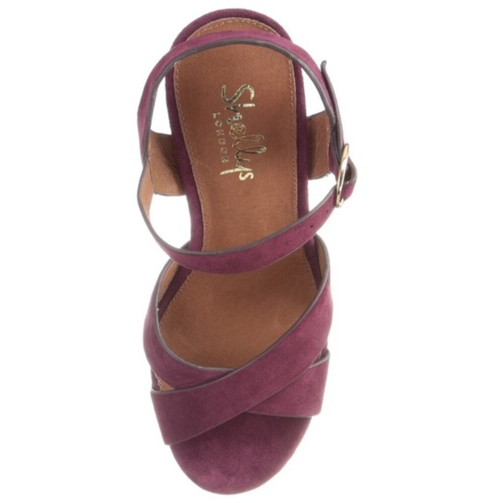 NWOB Shellys London Lauren Suede Platform Sandal - 9